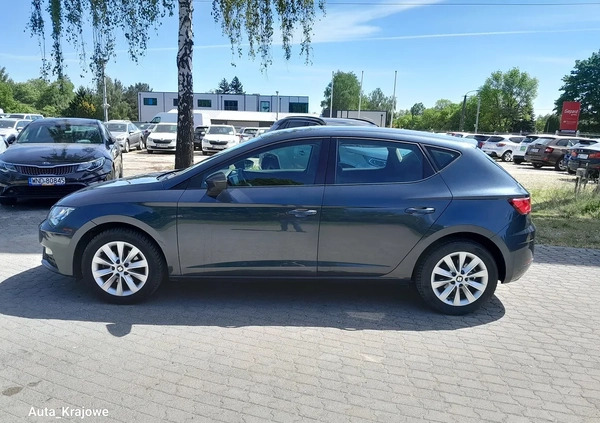 Seat Leon cena 54900 przebieg: 123000, rok produkcji 2019 z Pieniężno małe 596